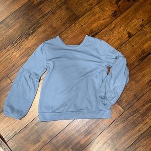 Girls sweatshirt with cute back detail